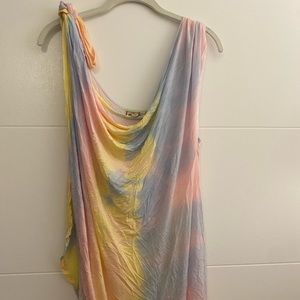 French Connection Drape Dress Multicolor Top